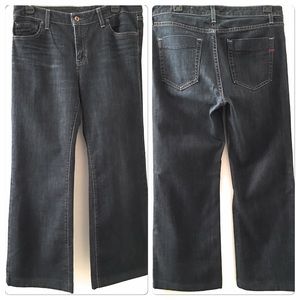 Gap Jeans Size 8 Boot Cut Dark Wash Stretch